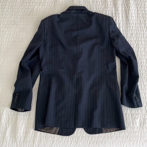 Dior Navy Pin Stripe Slim Fit Men’s Blazer / Sport Coat - Size 42L - Picture 2 of 3